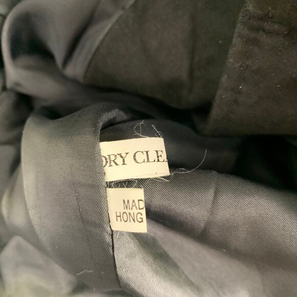 BRUNO MAGLI Size M Black Gold Suede Checkered Button Up Jacket - Picture 10 of 10